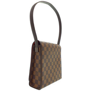Louis Vuitton Damier Bag Shoulder Ebene Tribeca Brown